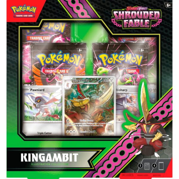 Caja Kingambit illustrator - Shrouded Fable - Inglés - Cartas Pokemon Originales Tcg